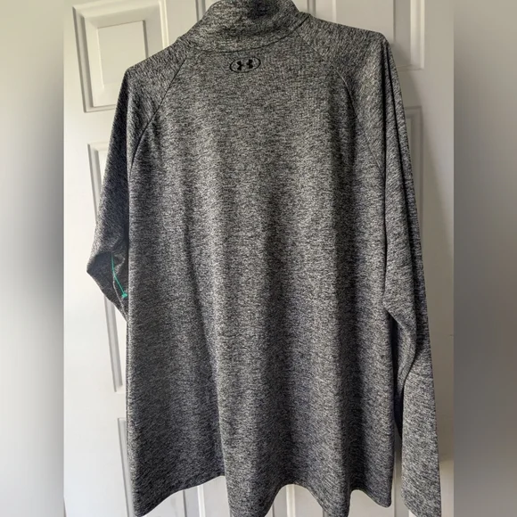 Under Armour Gray Quarter-Zip Pullover - Picture 3 of 5